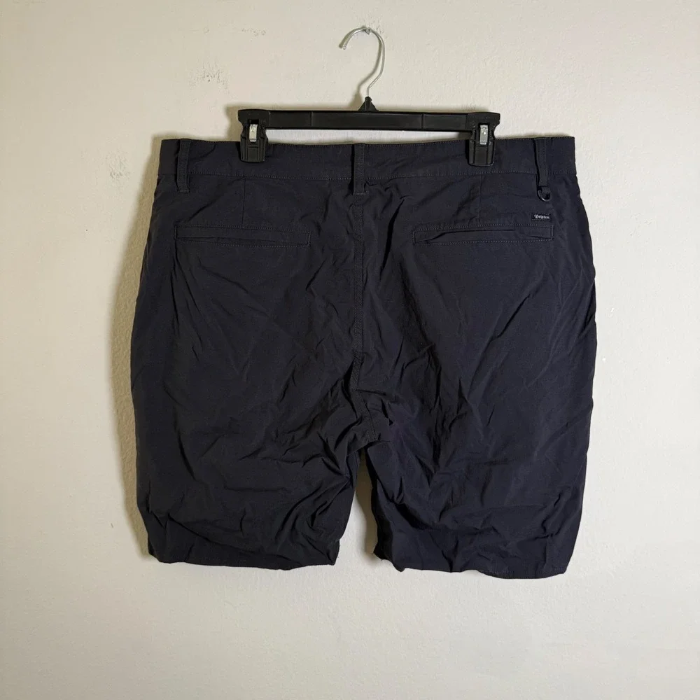 Brixton All Terrain Mens Black Hybrid Shorts 38 Quick Dry Stretch UV Protection